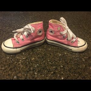 Pink Converse High Tops
